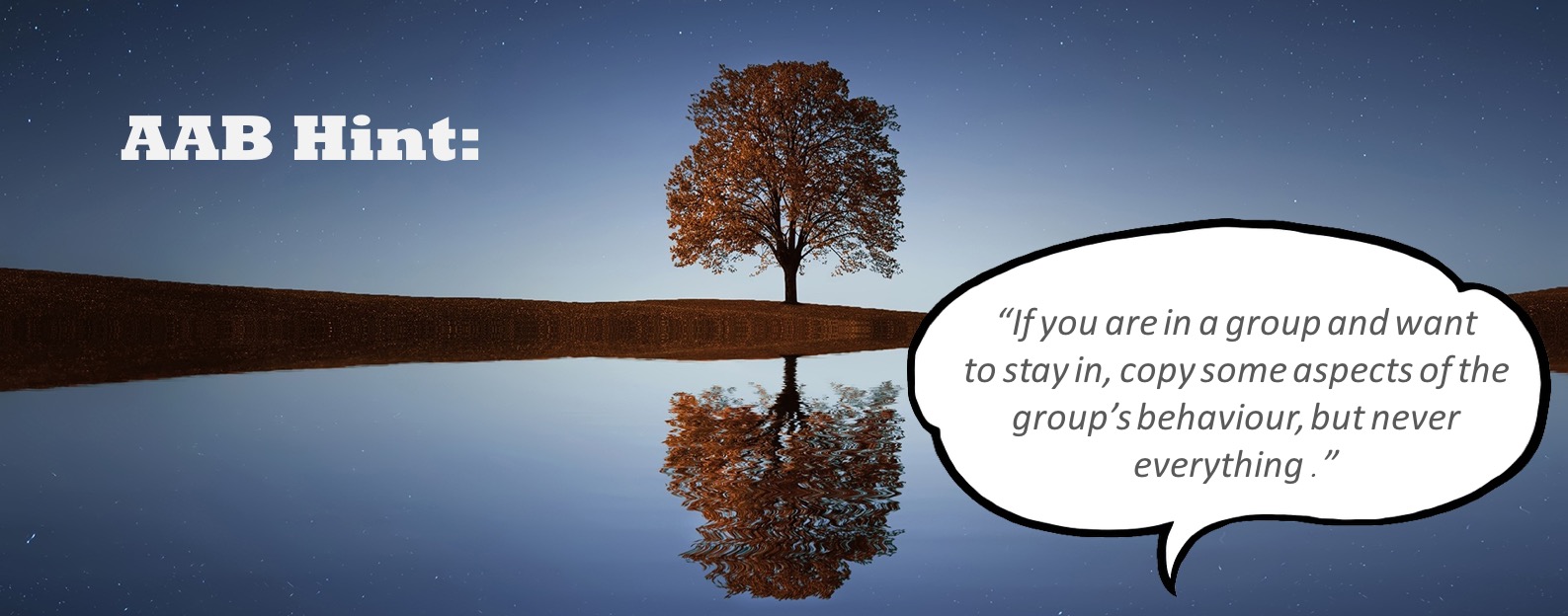 Tip for sticking with a group to stay safe from bullying