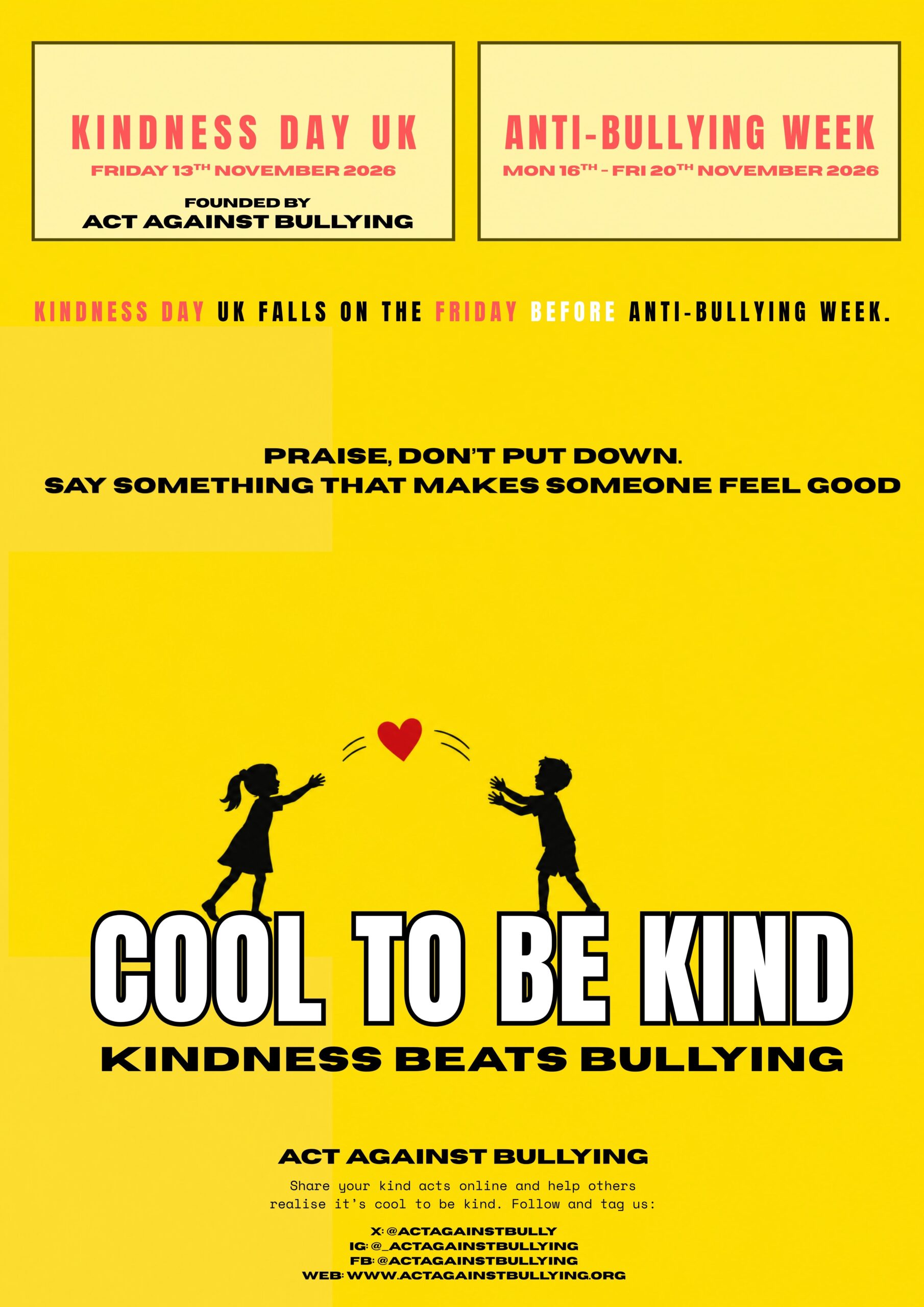 Kindness Day UK: Alternative design 2